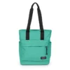 BOLSO TOTE CON BOLSILLO AZUL AQUAMARINA