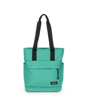 BOLSO TOTE CON BOLSILLO AZUL AQUAMARINA