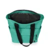BOLSO TOTE CON BOLSILLO AZUL AQUAMARINA