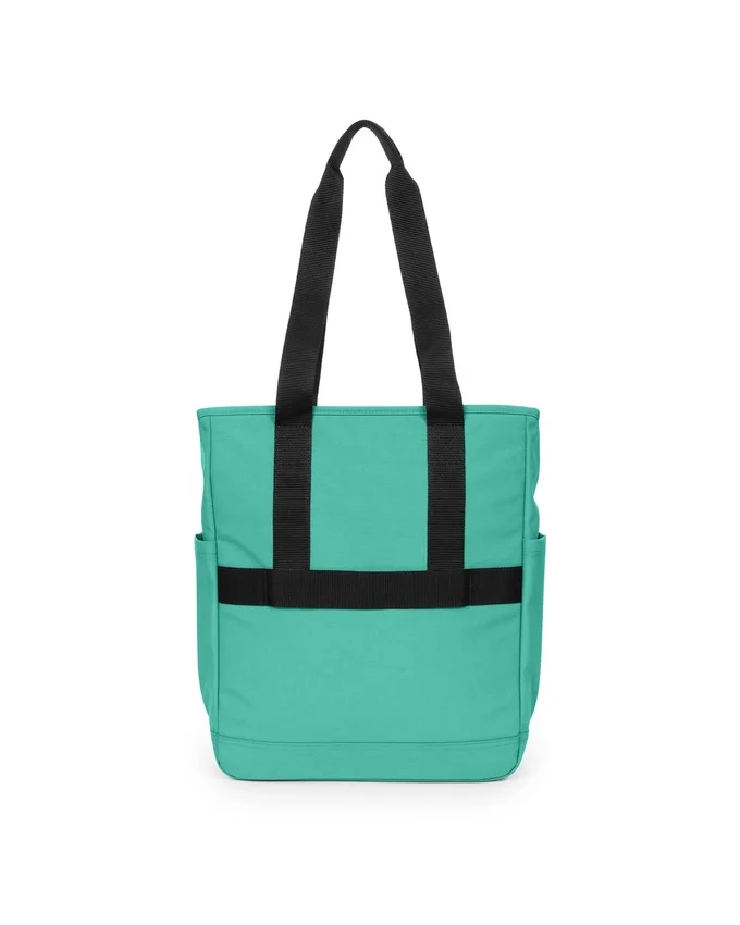 BOLSO TOTE CON BOLSILLO AZUL AQUAMARINA