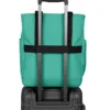BOLSO TOTE CON BOLSILLO AZUL AQUAMARINA