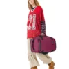 MOCHILA DE VIAJE COLOR BURGUNDA